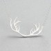Wholesale Simple Style 925 Sterling Silver Deer Antler Necklace